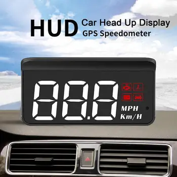Головной дисплей автомобиля Предупреждение о превышении скорости Автоматическая цифровая проекция OBD HUD Автомобильный спидометр Принадлежности для транспортных средств