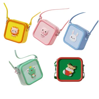 Детская сумка для хранения фотоаппарата, сумка Tide, мультяшная сумка через плечо, модный кошелек для монет для малышей, мини-сумка для фотоаппарата