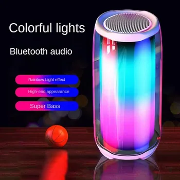 беспроводной домашний динамик Bluetooth для наружного звучания Портативное шумоподавление Интеллектуальная полноэкранная ослепительная цветная подсветка сабвуфер