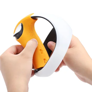 Чехол для контроллера Hifylux для Playstation VR2 Силиконовый чехол для ручек Защитные рукава Чехол для PS VR2 Часть Белая