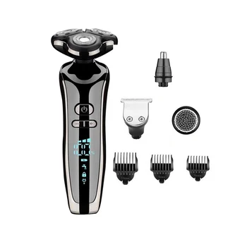 Мужская Электробритва 4D Электрический Триммер Для Бороды USB Перезаряжаемая Профессиональная Машинка Для Стрижки Волос Hair Clipper Adult Shave Men