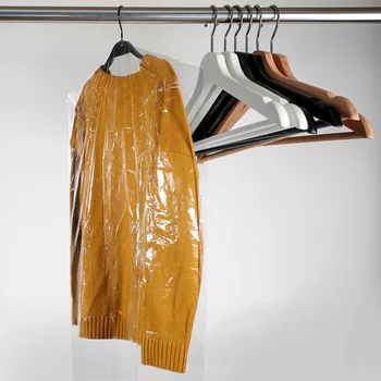 Прозрачные пластиковые Пылезащитные чехлы для одежды, сумки для одежды, платья, Длинные Зимние пальто Для мужчин