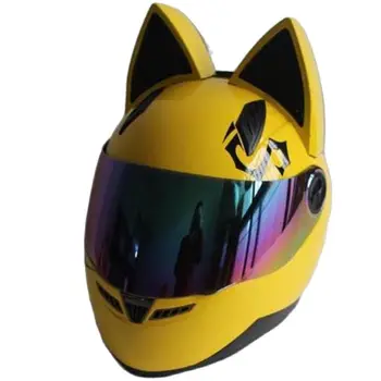 Велосипедный шлем с кошачьими ушками NITRINOS Four Seasons, защищающий от запотевания Весь шлем с кошачьими ушками, мужской и женский гоночный шлем для бега по пересеченной местности
