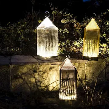 Современный светильник из акрилового хрусталя, Итальянский дизайн Kartell, Перезаряжаемые Настольные лампы для ресторана, Декоративные ночники