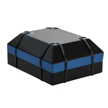 Автомобильный багажник на крыше, сумка для багажа, сумка для перевозки груза на крыше, 15 кубических футов, Водонепроницаемая сумка для крыши автомобиля, для