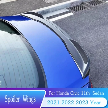 Для нового Honda Civic 11th Спойлер 2021 2022 Задняя Крышка багажника автомобиля Крылья для губ Оригинальный Стиль Тюнинг Экстерьера Аксессуары для обвеса