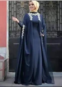 Горячие платья для матери невесты 2023, Арабская Накидка с длинными рукавами, мусульманская Саудовская Аравия, темно-синее Бордовое Шифоновое свадебное платье для вечеринки