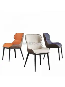 Легкий роскошный стул обеденный стол стул ресторан Итальянский стул стул для макияжа обеденный стул с скандинавской спинкой домашний современный минималистский