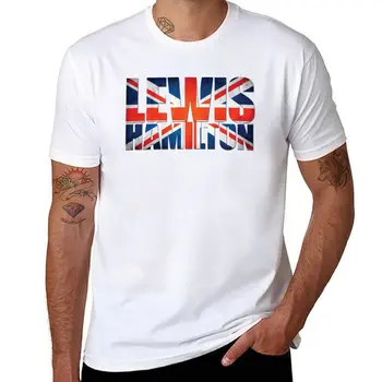 Новая футболка с изображением Льюиса Хэмилтона с британским флагом, рубашка с животным принтом для мальчиков, пустые футболки, футболки для мужчин с рисунком