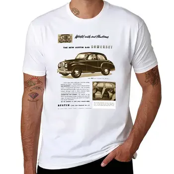 Новая футболка AUSTIN A40 SOMERSET, летний топ, графические футболки, короткая футболка с животным принтом для мальчиков, мужская одежда