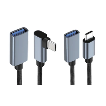 Разъемный OTG-кабель USB C-USB A, быстрая передача данных для интеллектуальных устройств