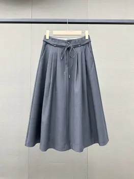 Новая юбка для ранней весны. Симметричный дизайн кармана, ощущение оснастки более сильное, модное и простое в управлении