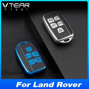 Vtear Автомобильный смарт-пульт дистанционного управления, чехол для ключей, Складная защитная оболочка, Аксессуары для брелоков, Запчасти для Land Rover Discovery Range Rover