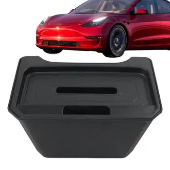 Для Tesla Model 3, модель Y, органайзер на задней центральной консоли, автомобильный лоток для заднего среднего сиденья, TPE Для хранения задней центральной консоли Tesla