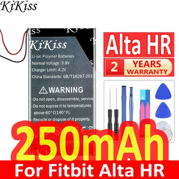 Мощный аккумулятор KiKiss емкостью 250 мАч для 2-проводного цифрового аккумулятора Fitbit Alta HR WL-FBT07