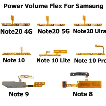 Новинка для Samsung Galaxy Note20 Примечание 20 10 9 8 Ultra Pro Lite 4G 5G Включение Выключение питания Кнопка отключения звука Гибкий кабель