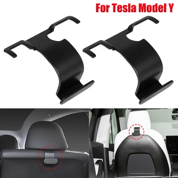 Крючки для багажника автомобиля Tesla Model Y 2023, Вешалка для сумки и зонта, Крючок для заднего багажника, Аксессуары для авто Интерьера, Держатель для хранения на заднем сиденье