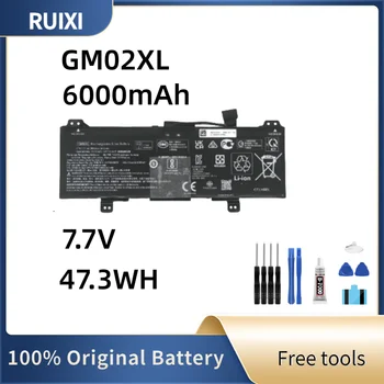 Оригинальный Аккумулятор RUIXI GM02XL Аккумулятор для Chromebook 14 G5 360 11 G1 917679-271 HSTNN-DB7X 917725-855 Батарейки + Бесплатные Инструменты