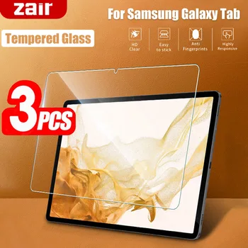 (3 упаковки) Закаленное Стекло Для Samsung Galaxy Tab A7 A8 Lite 8,7 10,4 10,5 T220 T225 X200 X205 T500 T503 T505 T509 Защитная пленка для экрана