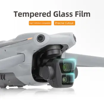 Ударопрочное закаленное стекло для объектива камеры, Пленка для закаленных линз высокой четкости для Dji Mavic Air 3 с защитой от царапин для карданного подвеса