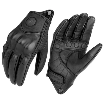 Новые мотоциклетные перчатки Мужские женские мотоциклетные кожаные карбоновые велосипедные зимние перчатки для мотокросса, гонок на квадроциклах, оригинальные моторные перчатки