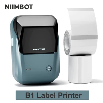 Niimbot B1 Портативный принтер этикеток Мини Термопринтер самоклеящихся наклеек Цена на мобильную карманную бирку Принтер УФ-наклеек для этикеток