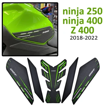 Для Ninja250 Ninja 400 Ninja400 Z400 z 400 2018-2022 Накладка На Бак Мотоцикла Наклейка Боковой Газовый Коленный Захват Протектор Тяговые Наклейки Ru