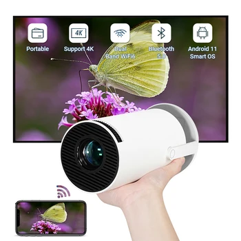 Оптовые мини-проекторы для домашнего кинотеатра HD 4k projecteur Smart Android 11