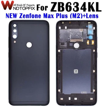 Для Asus Zenfone Max Plus (M2) ZB634KL Задняя крышка Батарейного отсека Запасные Части Для Asus Zenfone Max Shot ZB634KL задняя крышка корпуса