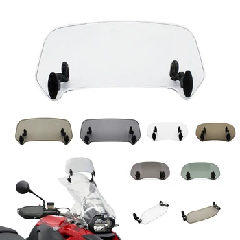 Универсальный регулируемый удлинитель лобового стекла мотоцикла для Aprilia Rsv4 Honda Cb650r Аксессуары Bmw R1250 Gs