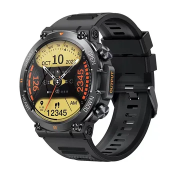 Военные Мужские Смарт-часы 400mAh BT HD Calling Music Фитнес-Трекер 100 + Циферблат Спортивные Водонепроницаемые Смарт-Часы для Телефона Android 2023