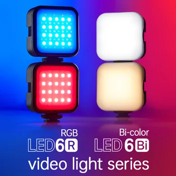 Godox LED 6R RGB LED Подсветка Видеокамеры 13 Эффектов FX Двухцветный LED6Bi для Видеоблога PK Ulanzi VL49 LED Lighting