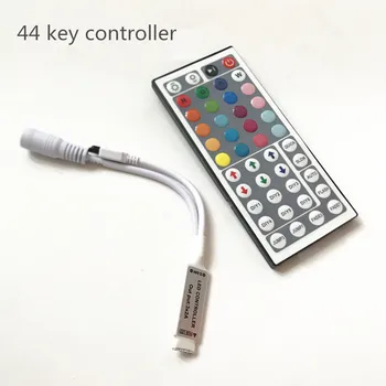 Светодиодный контроллер 44 клавиши Мини ИК RGB Контроллер Светодиодные Фонари Контроллер ИК Пульт дистанционного управления Диммер DC12V 6A для светодиодной ленты RGB SMD 3528 5050