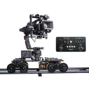 Система трековой съемки Greenbull XT30 с управлением 2,4 ГГц, Моторизованная камера, 16-колесная тележка, слайдер движения для трансляции