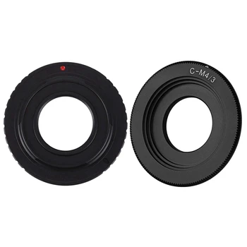 2 Шт Адаптер для объектива с креплением Camera C: 1 шт для Fujifilm X Mount Fuji X-Pro1 X-E2 X-M1 Переходное кольцо для камеры C-FX и 1 шт для Micro-