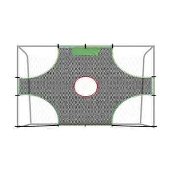 Футбольная сетка для метания, Съемная сетка для футбольных ворот с отверстиями 1/3/5, оборудование для тренировки квотербэков на открытой игровой площадке и