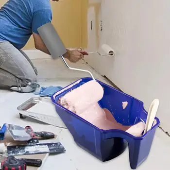 Ручка для роликовой щетки Многоразовая рамка для краски Инструменты для поделок Стаканчик для краски для малярных работ Домашние проекты по покраске стен своими руками