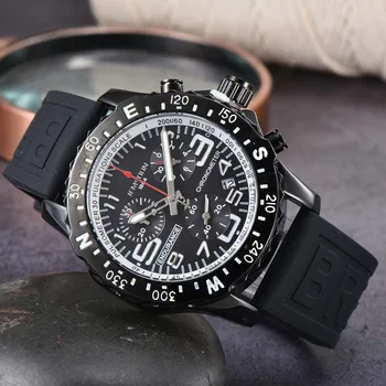 Reloj deportivo multifunción para hombre, cronógrafo de cuarzo con fecha automática, marca Original, de lujo, de alta calidad